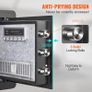 Safe, 33.9 L Home Safe, Steel Security Safe with Digital Keypad and 2 Keys, Cabinet Safe with Fire-proof Bag, Protect Cash, Gold, Jewelry, Documents for Home, Hotel, 40.1 x 30.0 x 35.1 cm Image 5