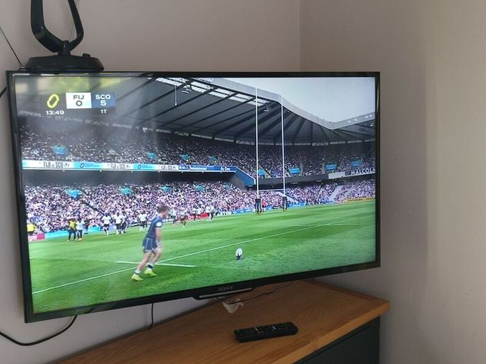 Not a smart TV 42" with a holder