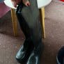 NEW! ladies Zara knee high chunky heel boots Image 2