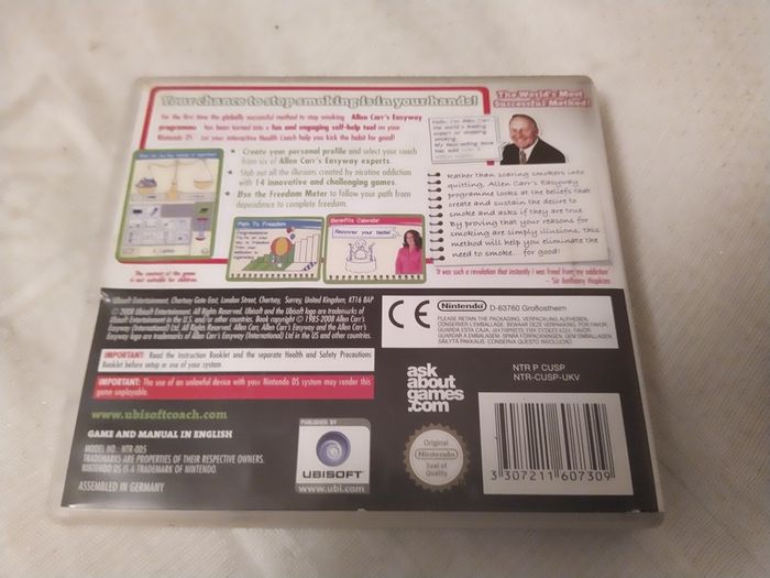 Nintendo DS Alan Carr's Easy Way Give Up Smoking