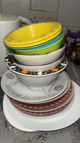 cups and plates