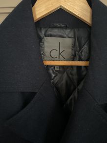 Calvin Klein navy coat (3XL)