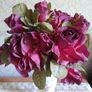 Vintage artificial Silk Roses Image 2