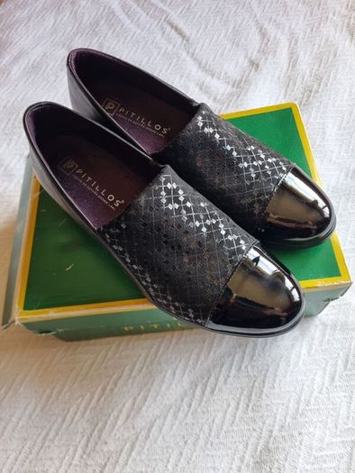 Leather Wedges Shoes size 7.5