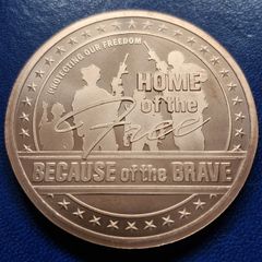 5 oz GSM Home of the Free Copper Round