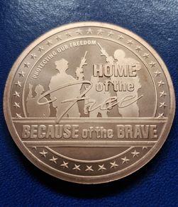 5 oz GSM Home of the Free Copper Round