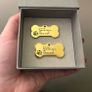 Personalised Engraved Gold Dog tag Image 2