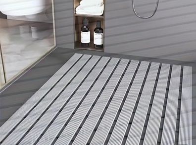 Bathroom Shower PVC Matt .NEW ,  (light grey)