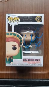 Olivia Cooke signed Alicent Hightower Funko Pop House of the Dragon