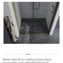Shower Door Sliding 90cm Gold Image 4