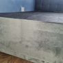 single velvet bed wite large drawers Image 5