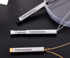 The Element Pendant Necklace Where Innovation Meets Elegance Custom Engraving
