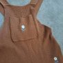 Zara Girls Flower Dungarees 4-5 Image 2