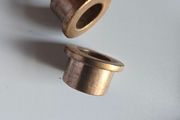 3 x Oil-Embedded Oilite 841 Bronze Flanged Sleeve Bearing for 5/8" Shaft Diameter and 7/8" Housing ID, 5/8" Long