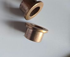 3 x Oil-Embedded Oilite 841 Bronze Flanged Sleeve Bearing for 5/8" Shaft Diameter and 7/8" Housing ID, 5/8" Long