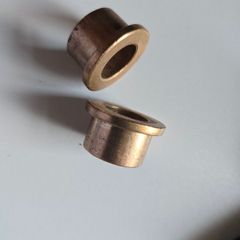 3 x Oil-Embedded Oilite 841 Bronze Flanged Sleeve Bearing for 5/8" Shaft Diameter and 7/8" Housing ID, 5/8" Long