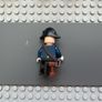 lego pirates of the Caribbean poc028 Hector Barbossa minifigure - Dark Blue Uniform Image 2