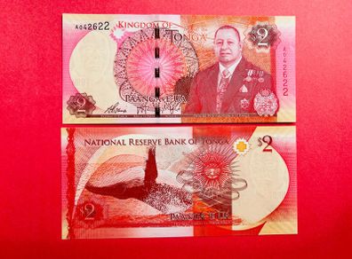 Tonga. 2 Pa Anga. . 2015. Pick. 44.  ( Uncirculated )