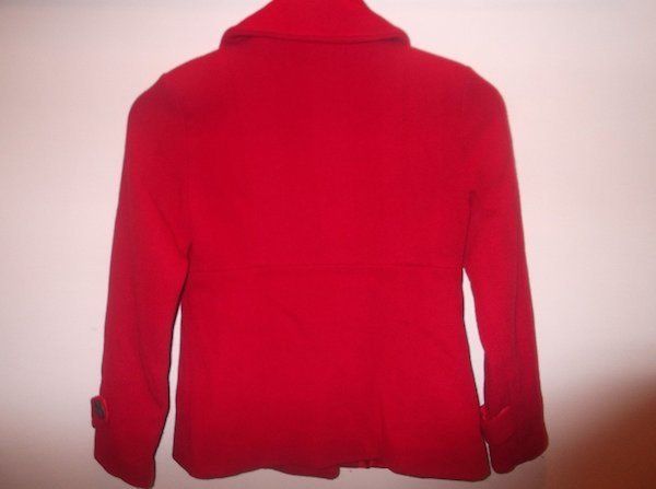 Girl's coat.Chest 31/32ins. 11-12 yrs. Red.