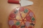 Wooden Pizza Food set toy