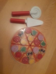 Wooden Pizza Food set toy