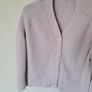 Cos pink cotton cardigan Size large ptp 24" button up in excellent condition Image 4