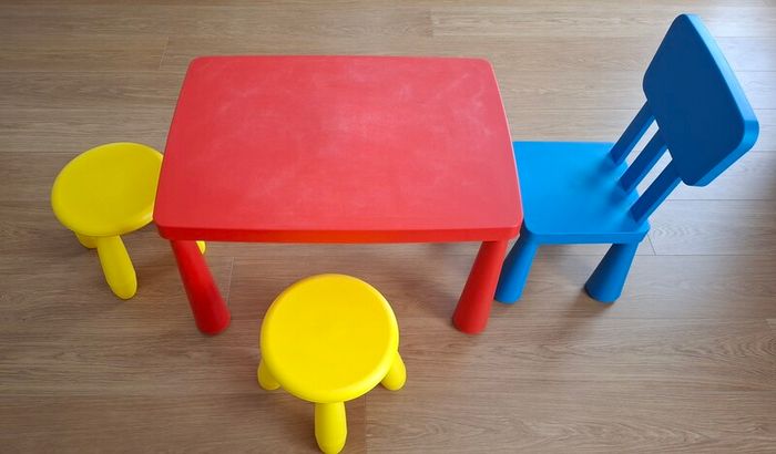 IKEA Mammut Kid's Tanle and Chairs