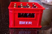Small Beer Crate Bottle Opener, With Magnet (brand New).