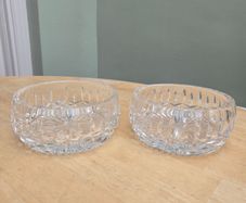 Heavy Tipperary Crystal Bowls