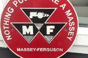 Nothing pulls like a Massey cast iron sign