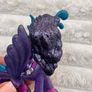 Spin Master Hatchimals Pixies Riders Black Glitter Lily and Seastallion Glider only approx. 9 cm. Used please see photos Image 5