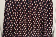 [clothes for adults] Cute long sleeved blouse with birds / robins, size M/10