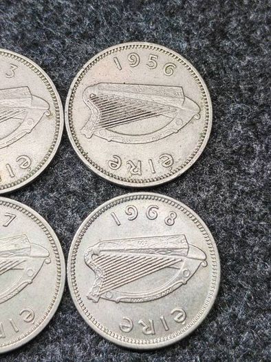 Irish Eire Threepence Leat Reul hare collection FULL DATE RUN 1942 to 1968.
