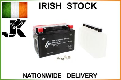 Battery Motorcycle Ytx9-bs 6-on Including Acid Pack