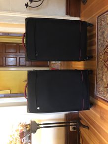 Two large suitcases