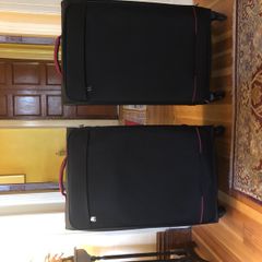Two large suitcases