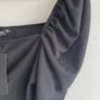Prettylittlething black ribbed bodysuit size UK 12 Image 2