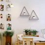 Rustic Set of 2 Wooden Floating Shelves with String  Farmhouse Hanging Shelves for Living Room Wall Small Kitchen Shelves with Rope 17 Inch x 5.2 Inch SINGLE SHELF ALSO AVAILABLE, SEE DESCRIPTION (FREE POSTAGE) Image 7
