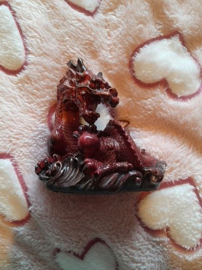 Red dragon ornament