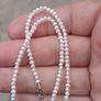 Suarti Branded Baroque Pearl Necklace on Sterling Silver Closures Image 10
