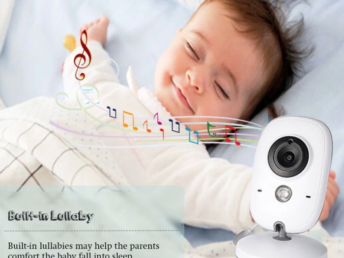 Wireless Video Color Baby Monitor with 3.2Inches LCD 2 Way Audio Talk Night Vision Surveillance Security Camera Babysitter