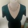 Zara green velvet dress. Size S Image 4