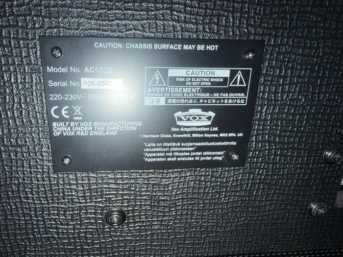 Vox Ac15 C2