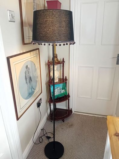 black habitat floor lamp
