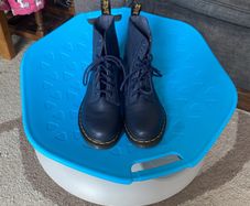 Dr Martens - Brand New - 1460 Pascal Navy Blue - soft leather - Very Petite size 4