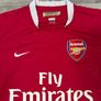 Genuine Vintage 2006 Nike Arsenal London Home Jersey Shirt Mens Medium Image 3