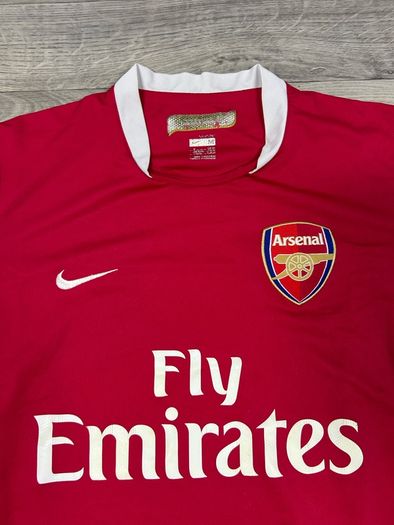 Genuine Vintage 2006 Nike Arsenal London Home Jersey Shirt Mens Medium