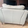 Ez Living Silver grey leather 3 seater/armchair Image 5