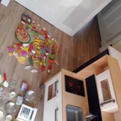kids toy kitchen with all accessories