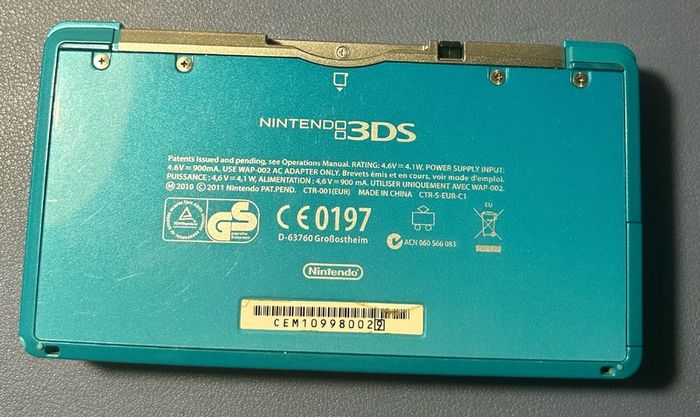 Nintendo 3DS Aqua Blue